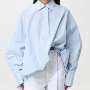 The Attico Logo Embroidery Shirt